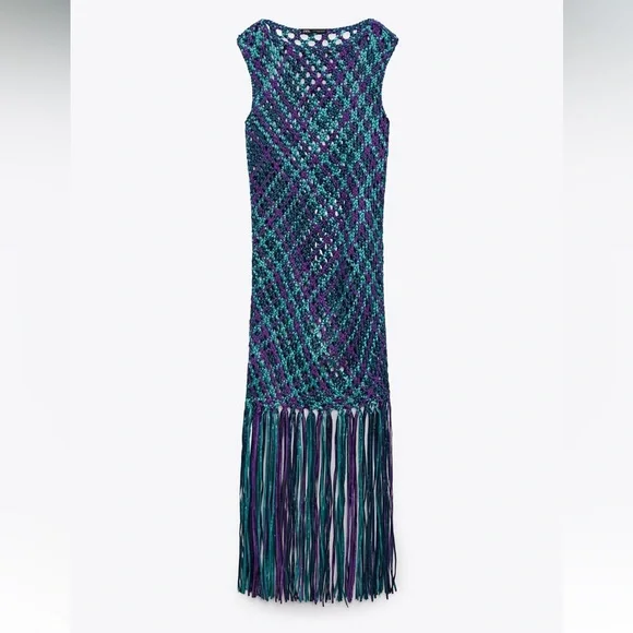 NWT Zara woven satin effect dress - Picture 2 of 5